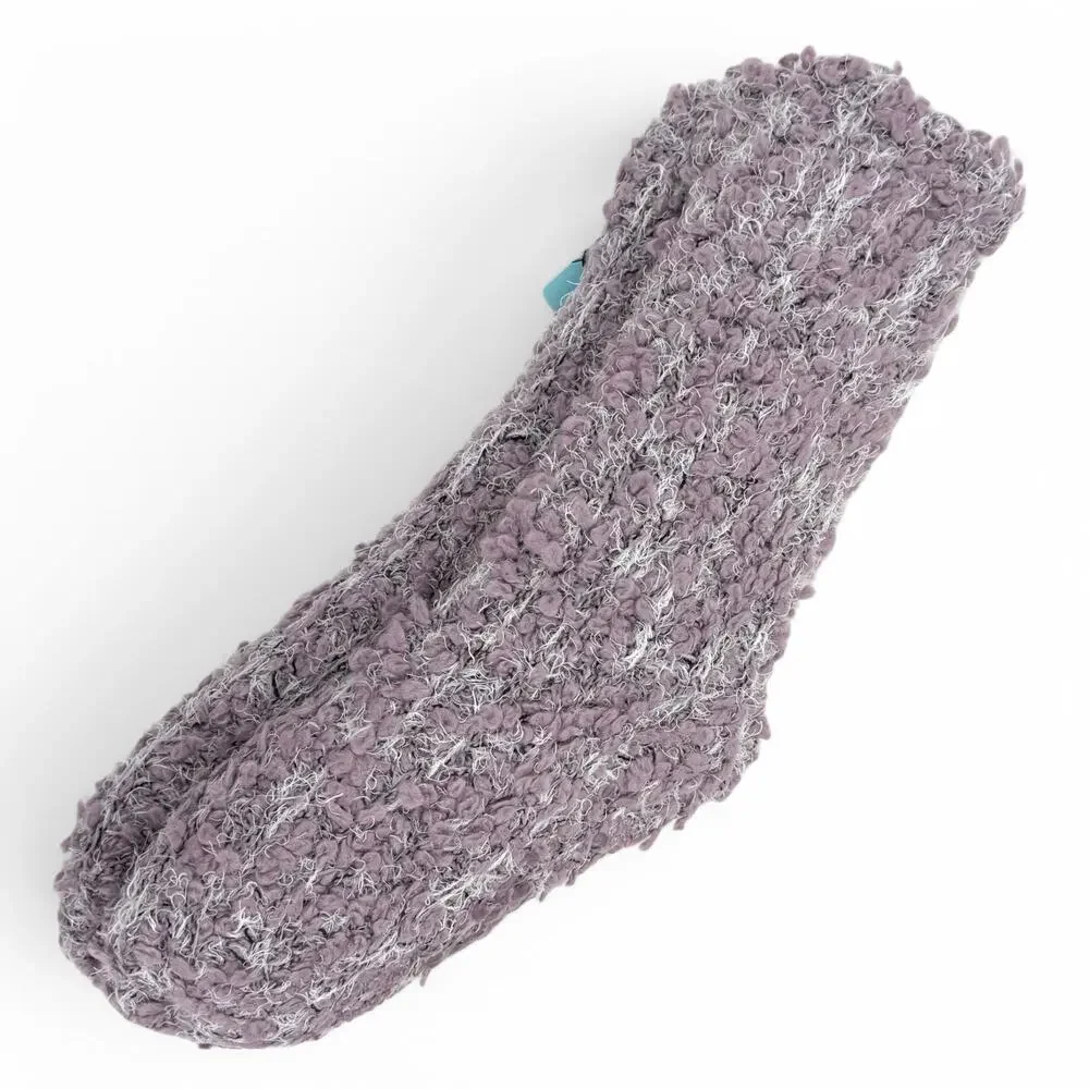 Muk Luks Lavender Cabin Socks Shea Butter Infused No Slip S/M 6-8